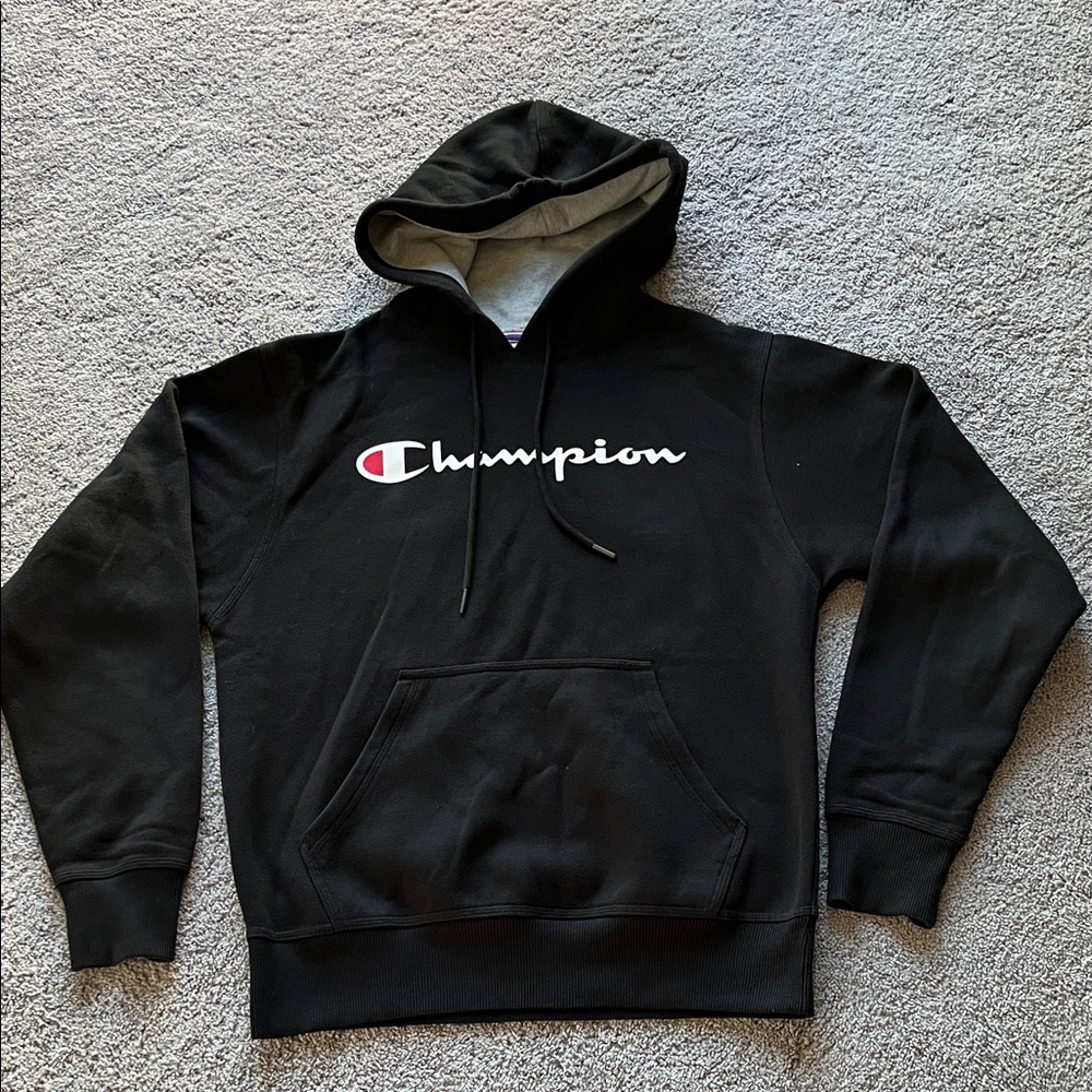 Champion Black Pullover Hoodie